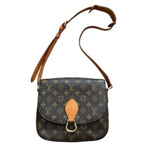 Authentic Louis Vuitton Monogram Saint Cloud Crossbody Bag Women’s With Free COA